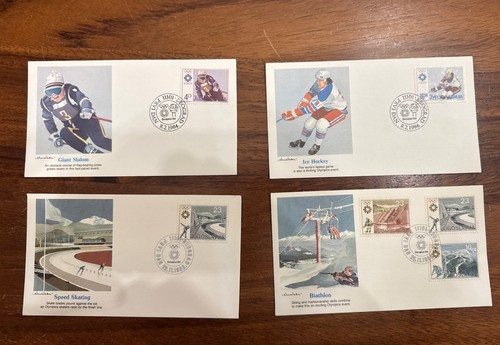 19 Yugoslavia FDC 1984 Winter Olympics First Day Covers Fleetwood - Picture 4 of 6