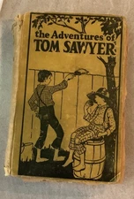 Antique Adventures Of Tom Sawyer Popular Edition By Samuel Clemens Saalfield