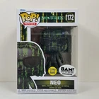 Funko Pop The Matrix Neo Glow In The Dark 1172 BAM Exclusive Figure Coded New