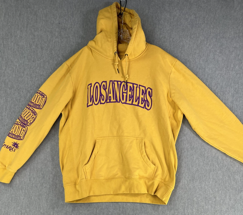 Playa Society Pullover Hoodie Women's XL Yellow Los Angeles Sparks WNBA Legacy - Picture 5 of 14