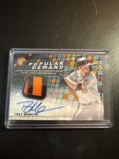 2022 Topps Pristine Popular Demand Auto Relics Trey Mancini Auto /25