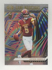 Panini Rookie Jayden Daniels Game Magicians Commanders NFL Card Lot - 2 Cards