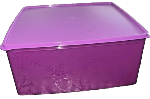 TUPPERWARE 5.7 L / 24 Cups Purple Freezer Mate Airtight Storage! 💜EXTRA LARGE! - Picture 2 of 3