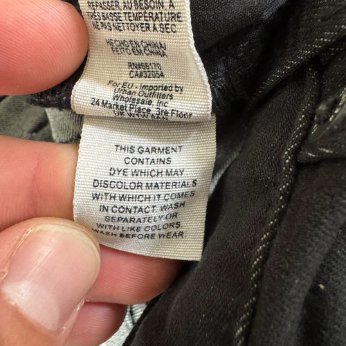 Free People Skinny-Jeans schwarz zerrissen Damengröße 26 61855-16515125 - Bild 8 von 9