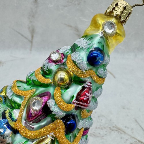 Vintage LE 2008 Christopher Radko Zales Weihnachtsbaum mit Edelsteinen Glasschmuck 4,75 Zoll - Bild 15 von 21