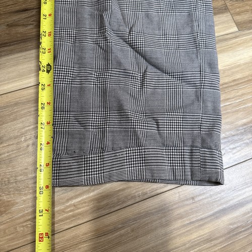 Vintage Polo Ralph Lauren Anzughose Herren Größe 32 x 30 100 % Baumwolle kariert Bündchen - Bild 11 von 12