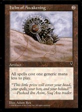 MTG Helm of Awakening LP Light Play Visions [3313]