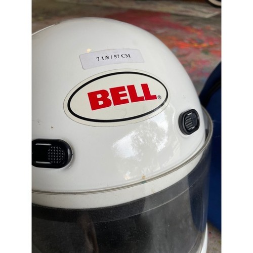 Casco moto integrale Bell M3 serie Pro bianco 7 1/8 57 cm - Foto 3 di 10