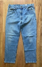VTG 90s Levi s 540 Relaxed Fit Mens 38x30 Fit 36x29 Light Wash Jeans Brown Tab
