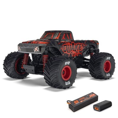 Arrma Quake Grom 4x4 1/16 RTR Brushed Monster Truck Red w/SLT2 Radio ARA2137T1