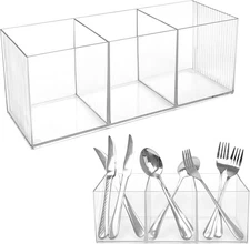 Rainmae Cutlery Storage Organizer, Plastic 1 Pc(10 x 3.3 x 3.7 in) 