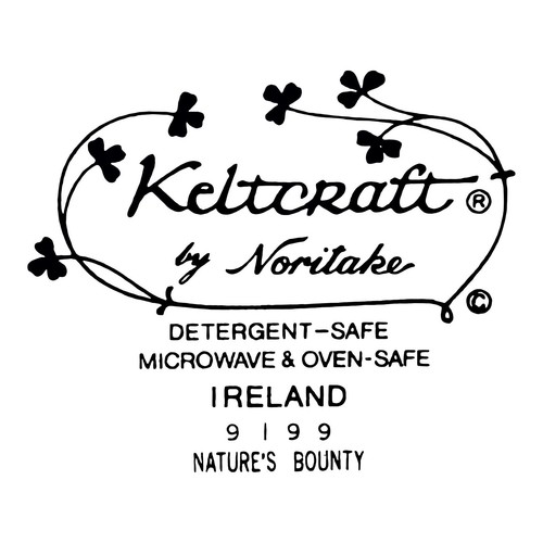 Juego de tazas y platillos Noritake Keltcraft NATURE’S BOUNTY 9199 hojas de frutas NUEVO - Imagen 15 de 15