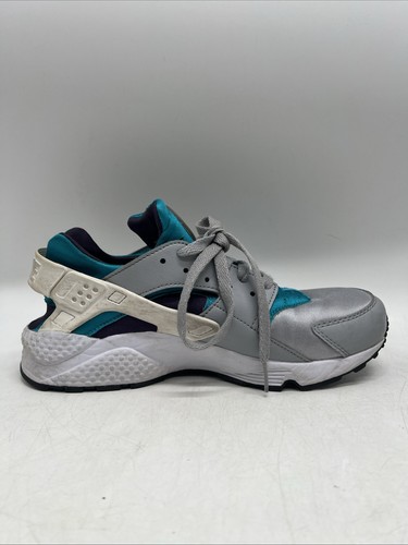 Nike Air Huarache Wolf Grey/White-Aquaton Size 9 - Picture 5 of 11