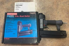Craftsman 18 Gauge 5/8" to 2" Brad Nailer 351.184240 With Manual Free Ship *J