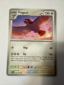 Pidgeot (018/165) - Pokemon 151 - Near Mint - Scarlet & Violet