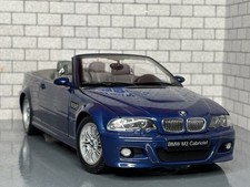 1:18 *BOXED* KYOSHO BMW M3 Cabriolet (Blue) LHD MODEL CAR! *3 Series* 08505BL !
