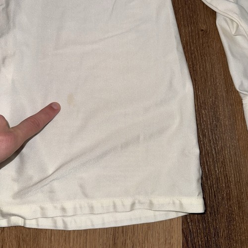 Vintage 60er 70er Enro Hemd Herren Medium Tall Qiana Nylon glänzend creme Disco Club - Bild 20 von 20