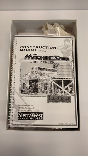Sierra West Scale Models HO/HOn3 Kit 104 The Machine Shop At Deer Creek HO Scale - Picture 5 of 7