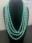 Beautiful Light Green Beaded Necklace