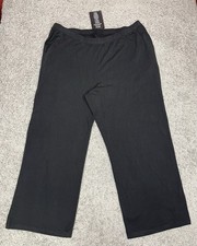 Catherines Suprema Collection Women s Black Pants Petite 1XWP 18/20WP Stretch