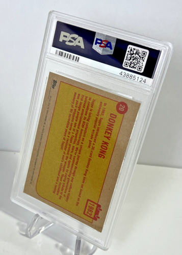 2018 Topps 80th Anniversary Wrapper Art 1982 Donkey Kong #20 PSA 9 Pop 2 - Picture 5 of 6
