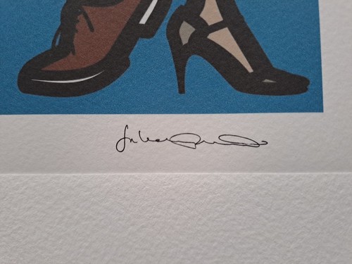 Julian Opie Signed - Orange Juice and Dior Bag - Collectable Lithograph - Picture 8 of 8