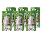 Air Wick 78046 1.75" x 2.69" x 3.63" Scented Oil Warmer - White/Gray (6/Ct) New