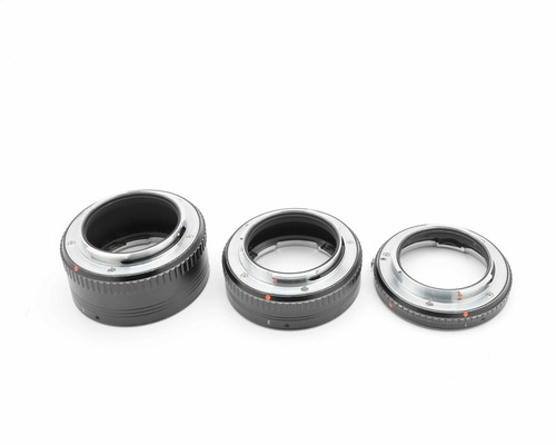 Asahi Pentax K Mount Japan Auto Extension Tube Set 1-2-3 Case Macro PK (#18258) - Picture 5 of 5