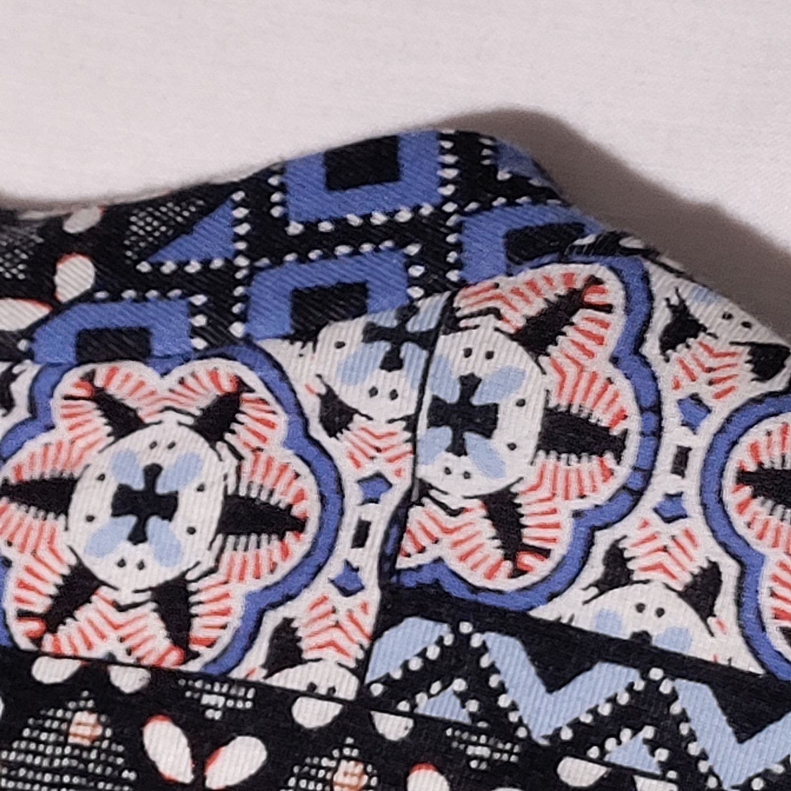 J. Jill Patchwork Blue White Black Patchwork Patt… - image 11