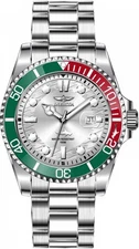 Invicta Pro Diver Quartz Silver Dial Men's Watch 44714
