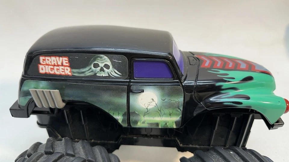 Lewis Galoob Toys 1990 excavadora de tumbas 11 pulgadas 4x4 motorizada - funciona con problema LEER Foto 3 de 4