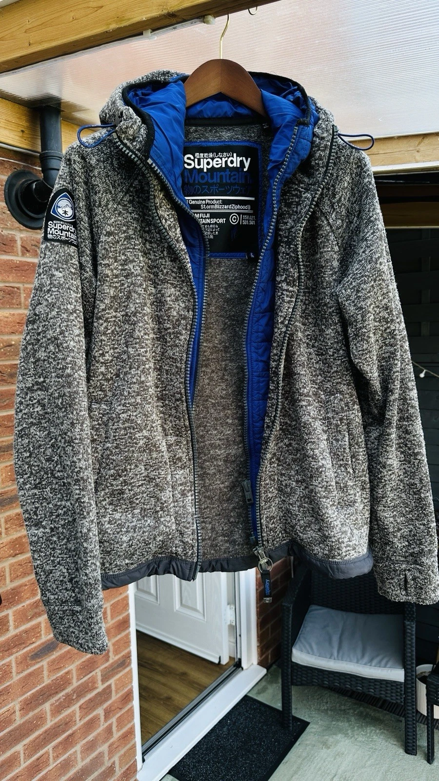 SUPERDRY MEN MOUNTAIN STORM JACKET HOOD XXL 2XL