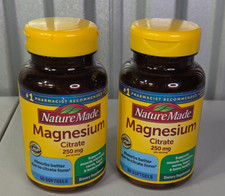 Nature Made Magnesium Citrate 250mg - 60 Softgels (2 Pack)