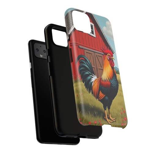 Rooster Tough Cases, Chicken Lovers Gift, Farm Animal Phone Cover, Protective - 第 205/256 張圖片