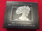2025-S PROOF AMERICAN SILVER EAGLE IN W/COA