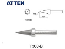 T300-B Soldering Tip Tapered 0.5mm for Soldering Iron ATTEN
