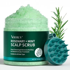 Scalp Scrub, Rosemary Exfoliator Scrub Shampoo, 2-in-1 Treatment... 