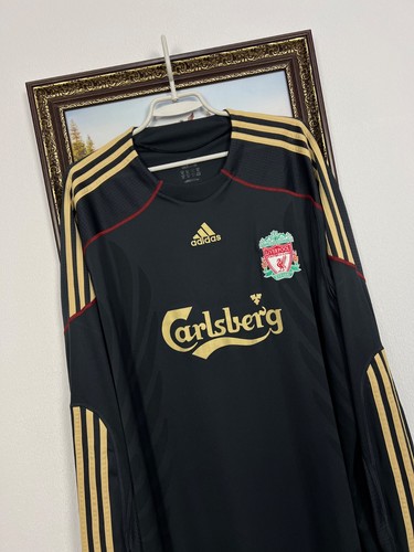 Liverpool Away football shirt 2009 Soccer Adidas Long Sleeve Jersey Trikot 3XL - Picture 4 of 15