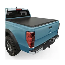 AUTOSAVER88 Tri-fold Soft Truck Bed Tonneau Cover Compatible with 2022 2023 2...