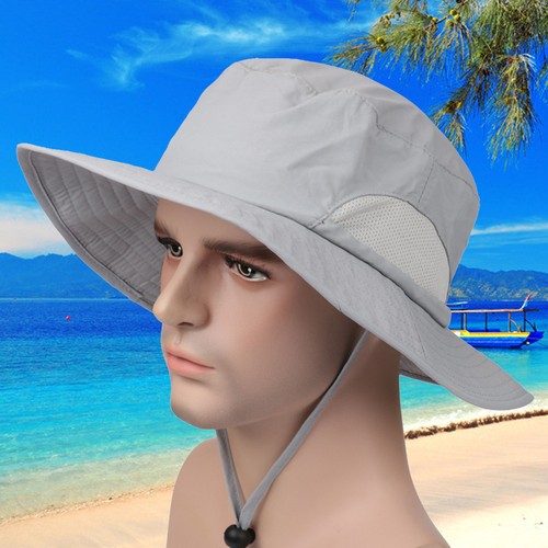  Outdoor Sun Hat with Wide Brim Quick Dry Sun Protection Outdoor Fishing Hat - Picture 11 of 12