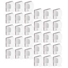50 Pcs Kabelhalter-Clips Klebend Selbstklebende Drahtklemme Klebenkabelclips