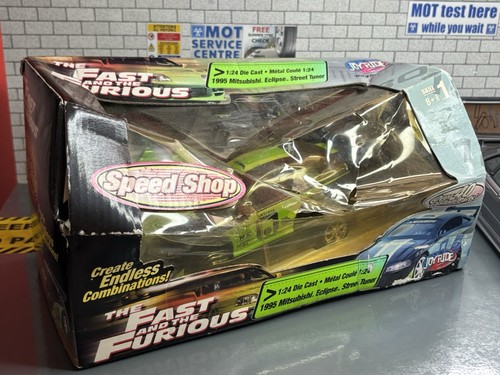 1:24 *BOXED* FAST AND FURIOUS 1995 MITSUBISHI ECLIPSE SPEED SHOP Street Tuner !! - Picture 4 of 6
