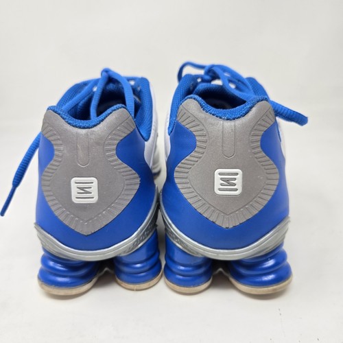NIKE Womens Shox TLX 488344-101 White Blue Reflective Running Shoes 8.5 - Bild 7 von 12