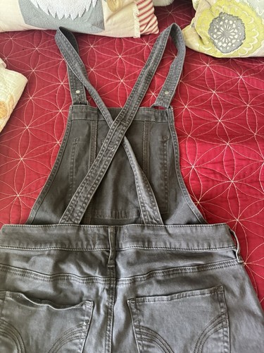 Hollister by Abercrombie Women’s Overall Ankle Pants 98% Cotton Size M - Picture 8 of 12