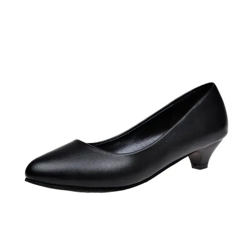 Damenschuhe neu trendig schlicht dicker Absatz Mary Jane Schuhe modisch elegant Pumps - Bild 27 von 27