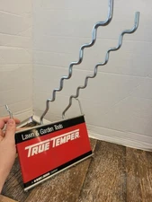 vintage true temper lawn and garden tools store display