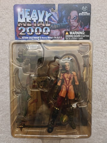 Kevin Eastman Heavy Metal F.A.K.K.2 Clayburn Moore Actionfigur Neu im Paket