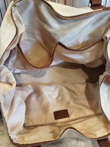 Henny + Lev Rachel Zoe Canvas Weekender Tasche Beuteltasche Seesack Gepäck Koffer Medium - Bild 6 von 12