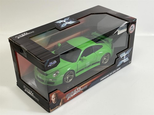 Rápido y Furioso Rápido X Porsche 911 GT3 997 Escala 1:24 Verde Jada 34919 - Imagen 7 de 7