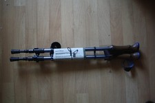 Adventuridge Hiking Poles 95 -135cm NEW with Cork Handle Blue Hiking